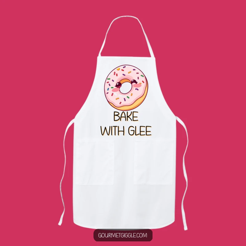 Funny Giggling Donut Apron: Bake with Joy and Deliciously Sweet Style