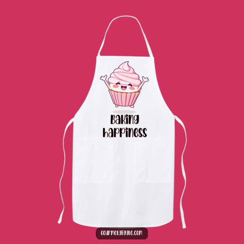 Funny Cupcake Apron: Bake with Joy, Sweet Kitchen Gift