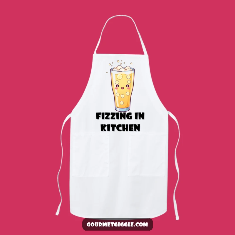 Funny Soda Apron: Bubbly Cheerful Fizzing Kitchen Refreshing Gift