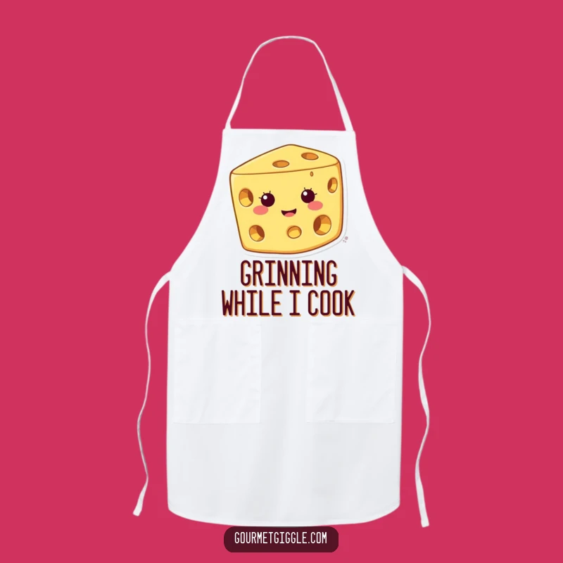 Funny Cheese Apron - Cook Up Fun with Cheesy Delights in the Kitchen