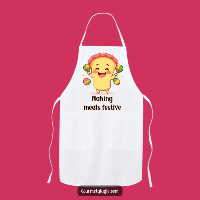 Funny Taco Juggling Apron: Giddy Fiesta Player, Hilarious Foodie Chef Gift