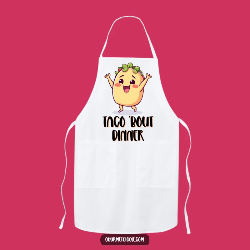 Funny Taco Dance Apron: Cook Up Fun in the Kitchen!