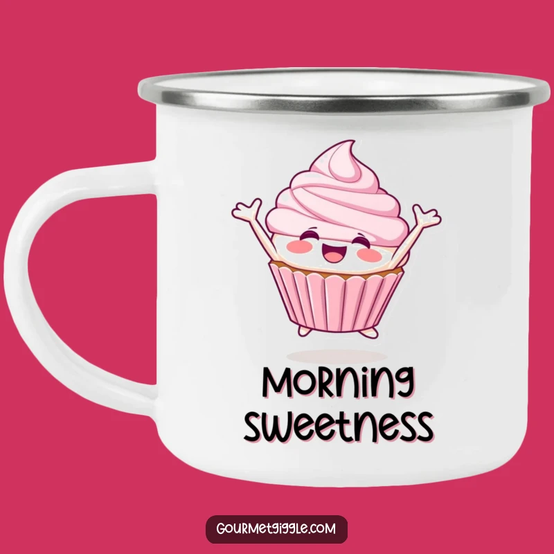 Funny Cupcake Camping Mug: Sweet Adventures, Dessert Lover Gift