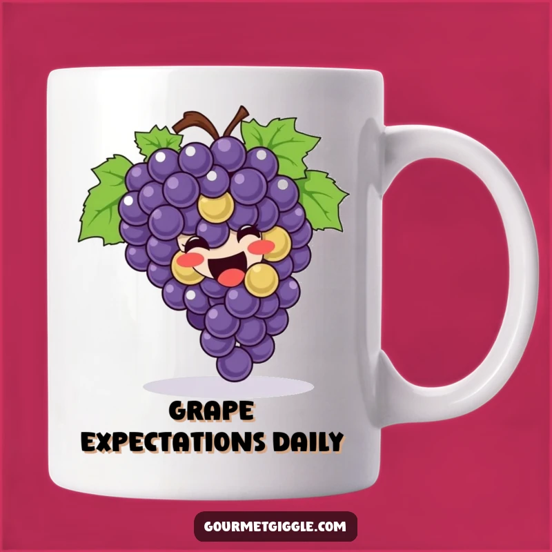 Funny Grapes Rolling Mug: A Joyful Bunch of Grapes, Perfect Funny Gift