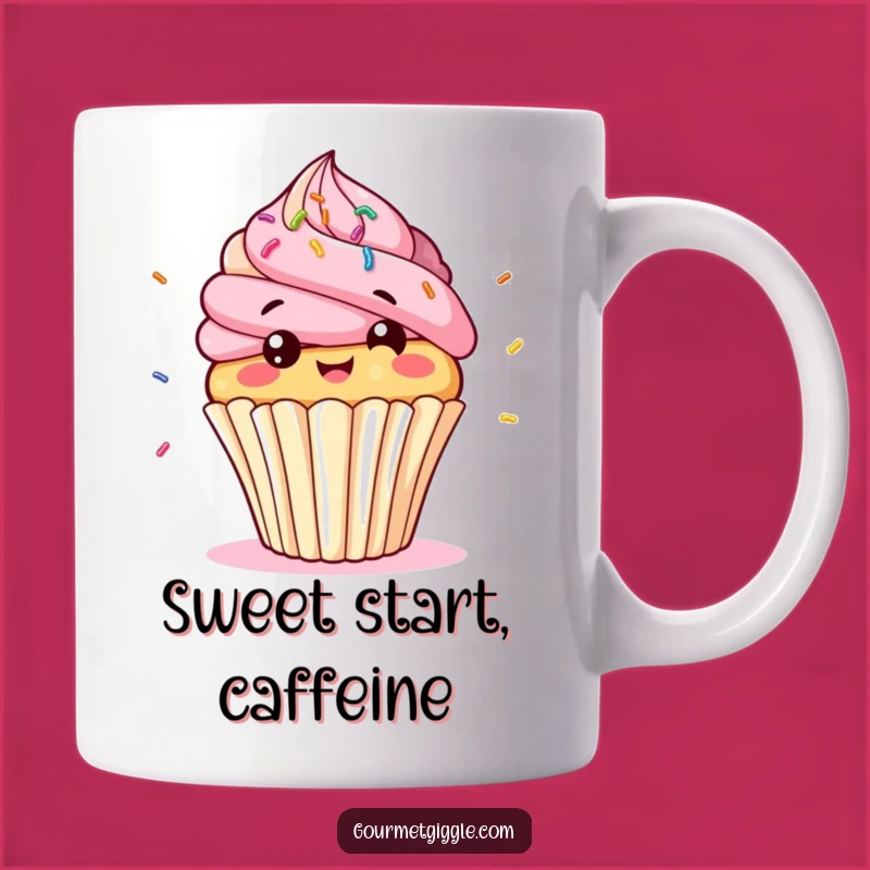Funny Cupcake Giggle Mug: Bobbing Character Gift for Sweet Lovers