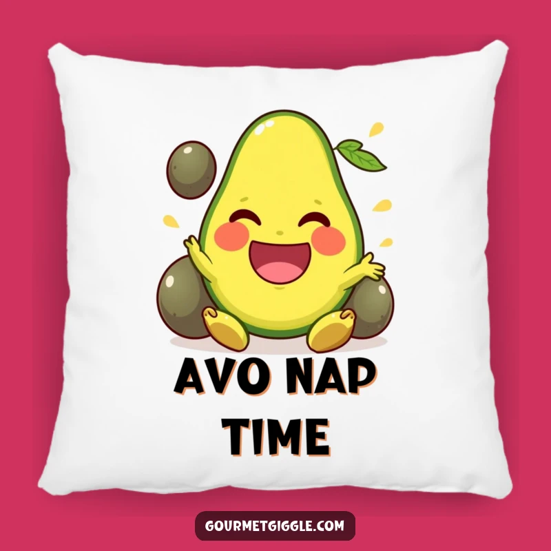 Funny Avocado Juggling Pillow: Cozy Happy Fruit Cushion, Perfect Gift
