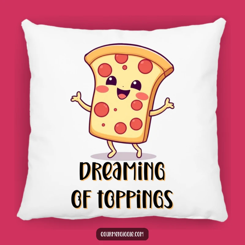 Funny Pizza Jig Pillow: Cozy Comfort with a Dancing Slice - Perfect Gift!