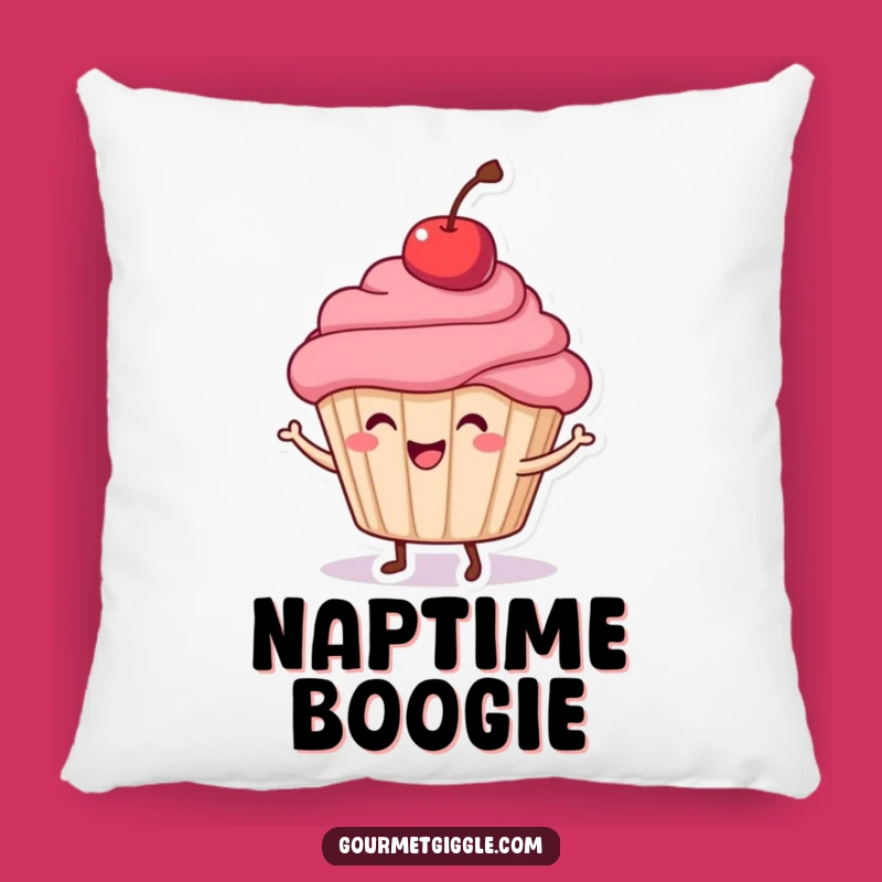 Funny Cupcake Dance Pillow: Lounge with This Adorable and Humorous Accent