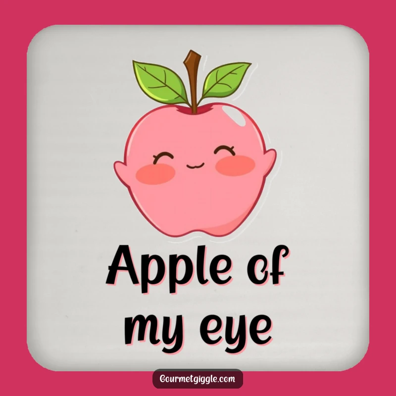 Funny Apple Curtsy Coasters: Protect Surfaces with Playful Charm