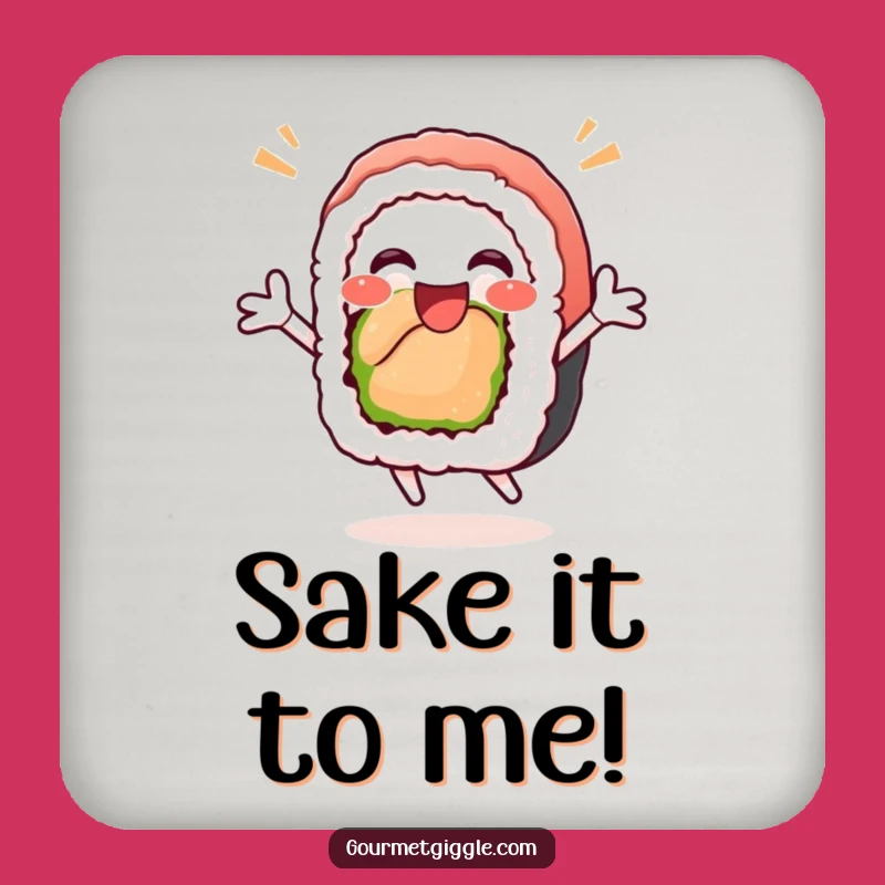 Funny Sushi Roll Coaster - Hilarious Protection for Your Surfaces