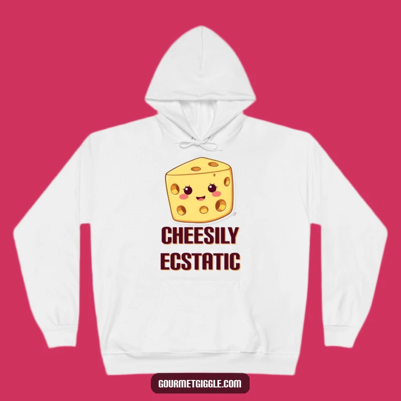 Funny Cheese Hoodie - Cozy Up with Cheesy Comfort and Laughter