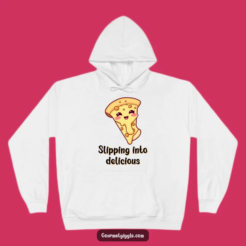 Funny Pizza Hoodie: Cheesy Topping Sliding Comfort Delicious Warm Gift