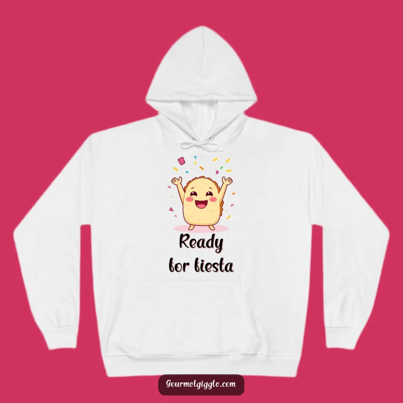 Funny Taco Throwing Confetti Hoodie: Cozy and Hilarious Fiesta Wear