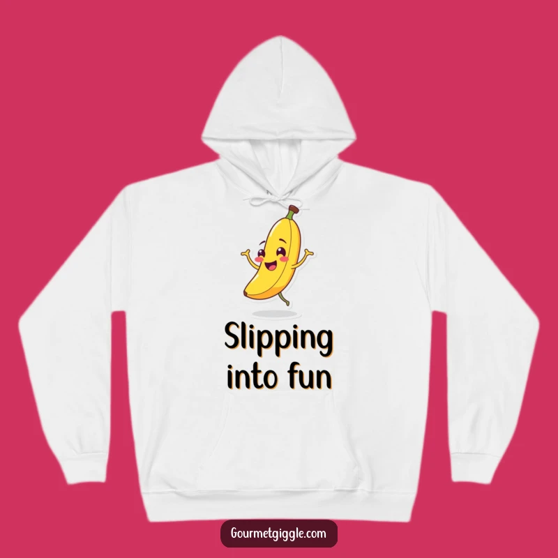 Cozy Funny Banana Jigging Hoodie: Get Your Groove On in Comfort