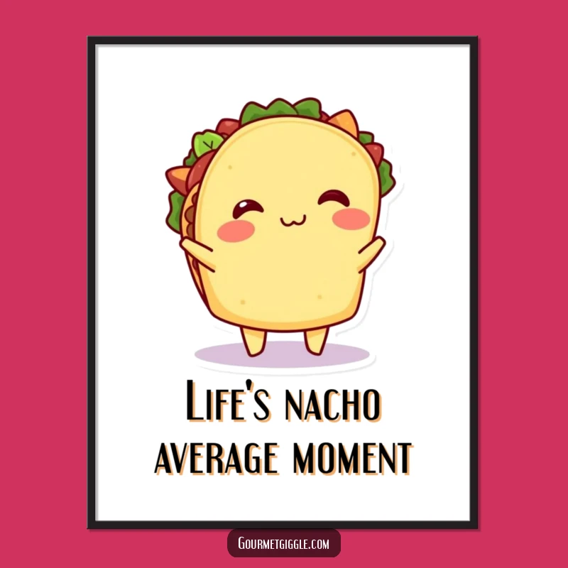 Free Printable Wall Art: Funny Taco Shimmy Downloadable Decor for Kitchens