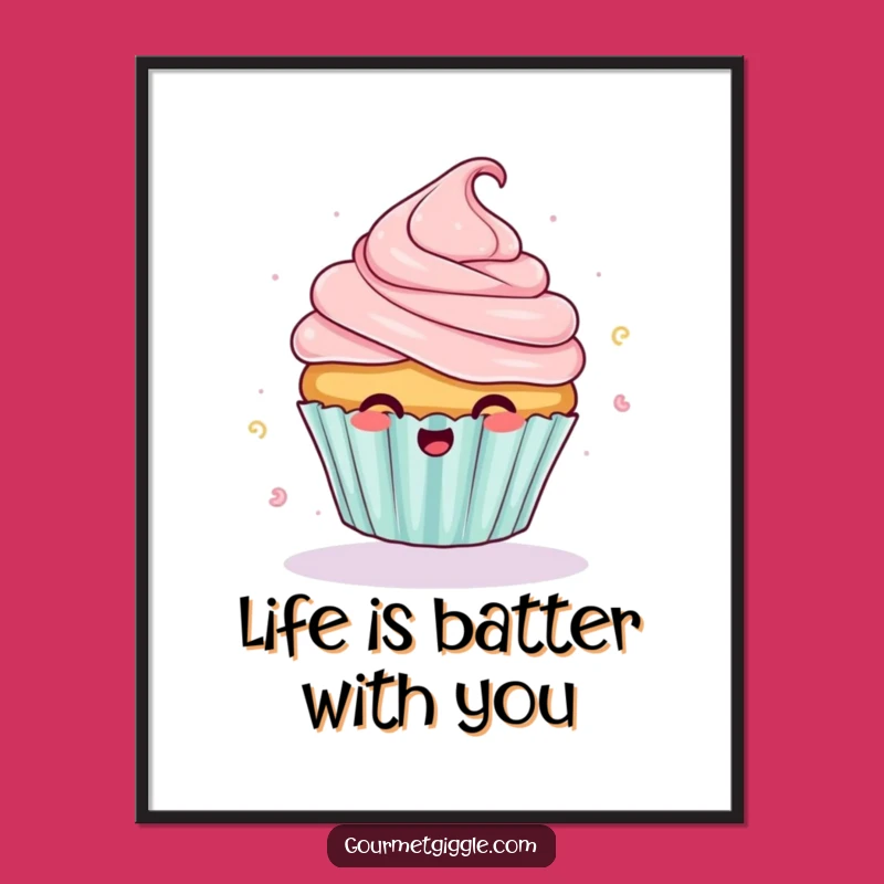 Giggling Cupcake Art - Free Printable Sweet Frosting Decor