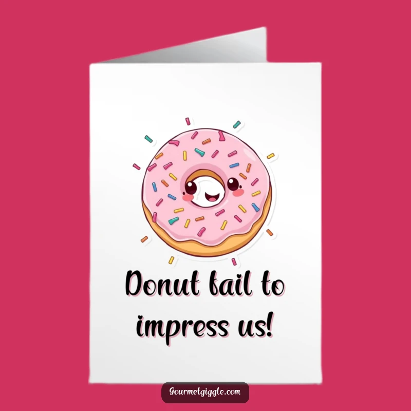 Free Printable Congrats Card: Happy Donut Spin Funny Congratulations Downloadable Greeting