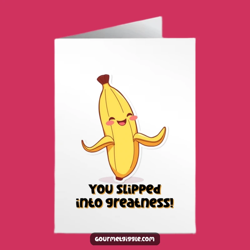 Congrats Free Printable Card: Hilarious Banana Slip Downloadable for Laughs
