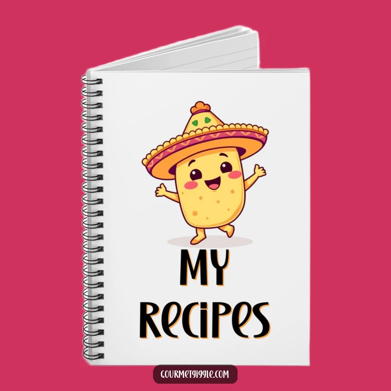 Funny Dancing Taco Notebook: Jot Down Fiesta Ideas, Sombrero, Great Funny Gift