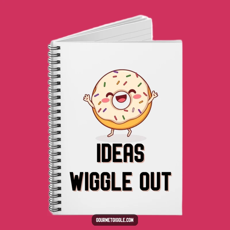 Funny Donut Wiggle Dance Notebook: Jot Down Ideas with Joy