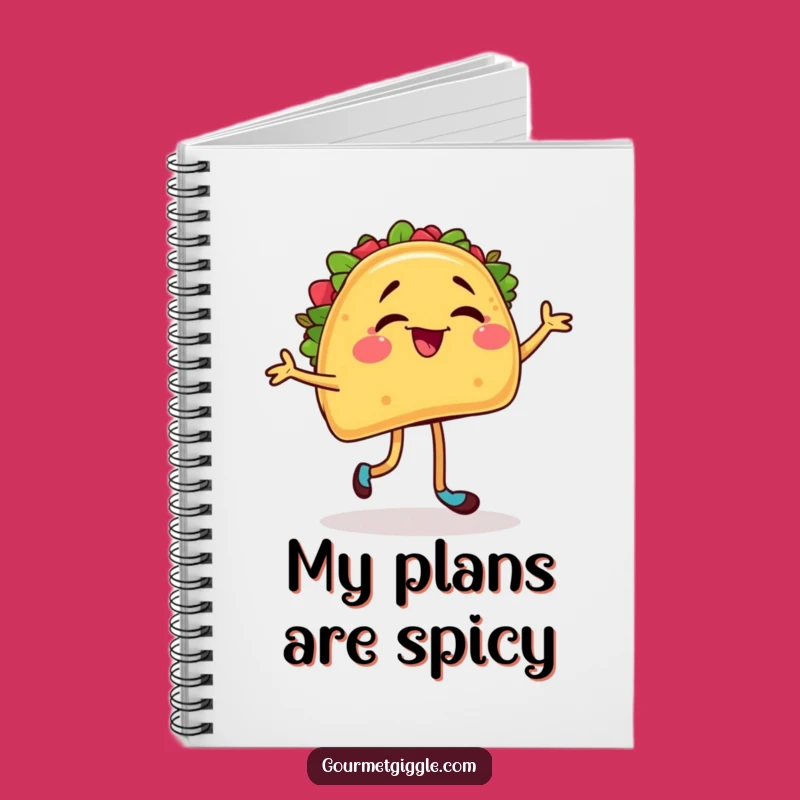 Taco Dancer Notebook - Fiesta Journal, Hilarious Mexican Food Funny Gift