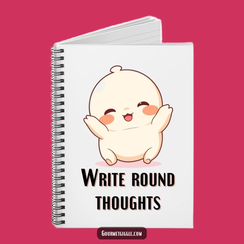 Funny Chubby Dumpling Notebook: Record Your Thoughts with Cute Humor and Playful Pages