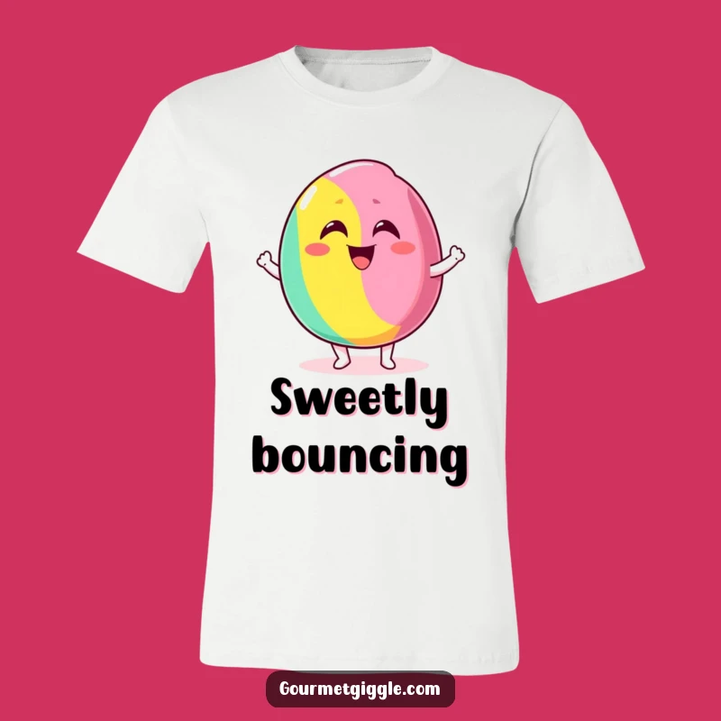 Funny Bouncing Candy T-Shirt - Silly Grin, Bouncing Fun