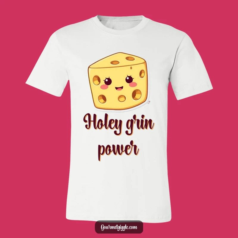 Funny Cheese T-Shirt - Wear Your Grin and Holes with Pride