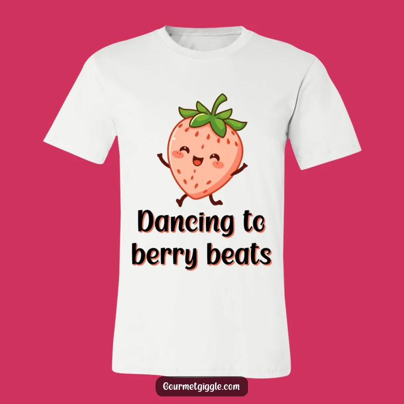Funny Dancing Strawberry T-Shirt - Fruity Fun for a Perfect Funny Gift