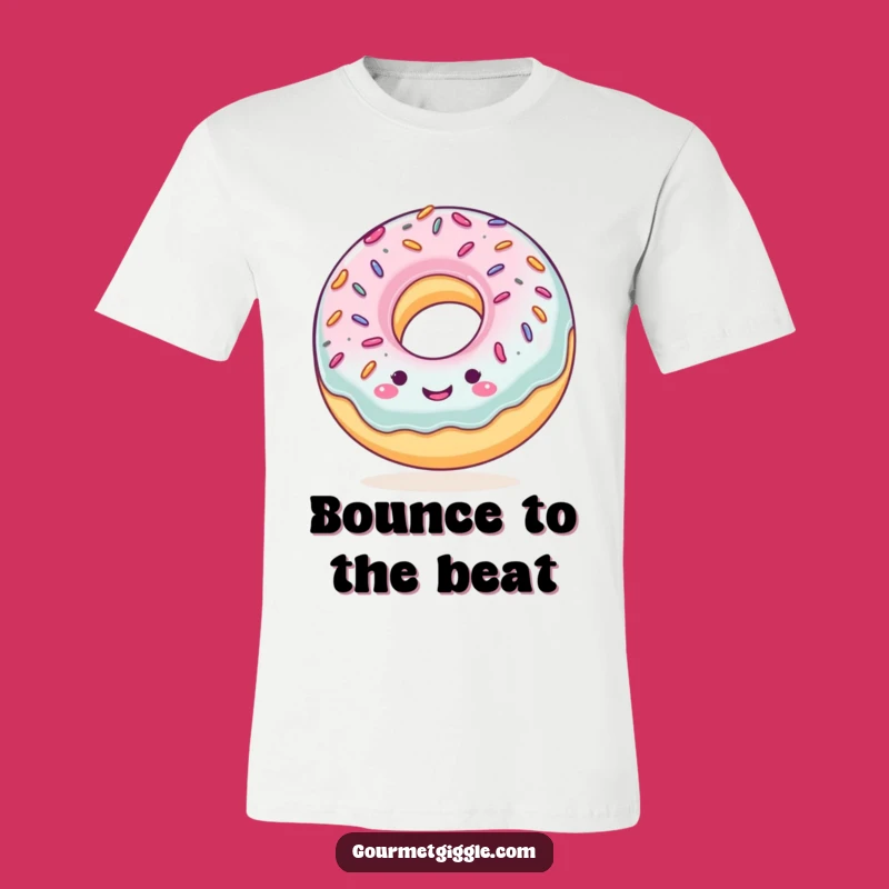 Funny Smiling Donut T-Shirt, Wear Your Love for Sweetness and Fun