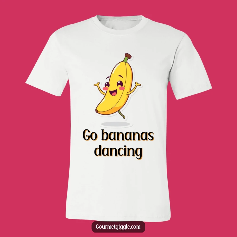 Funny Banana Jigging T-Shirt: Wear Your Fruit-tastic Dance Moves