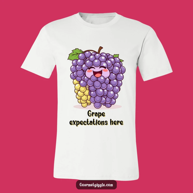 Funny Wiggling Grapes T-Shirt - Hilarious Bouncing Fruit Tee for Adults, Great Gift