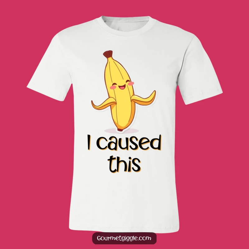 Funny Banana Peel Slip T-Shirt: Wear Your Giggles and Classic Humor