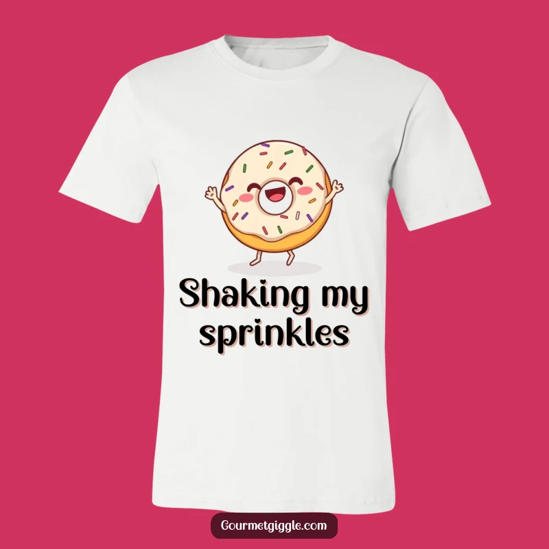 Funny Donut Wiggle Dance T-Shirt: A Joyful Sprinkle Treat for Humor Lovers