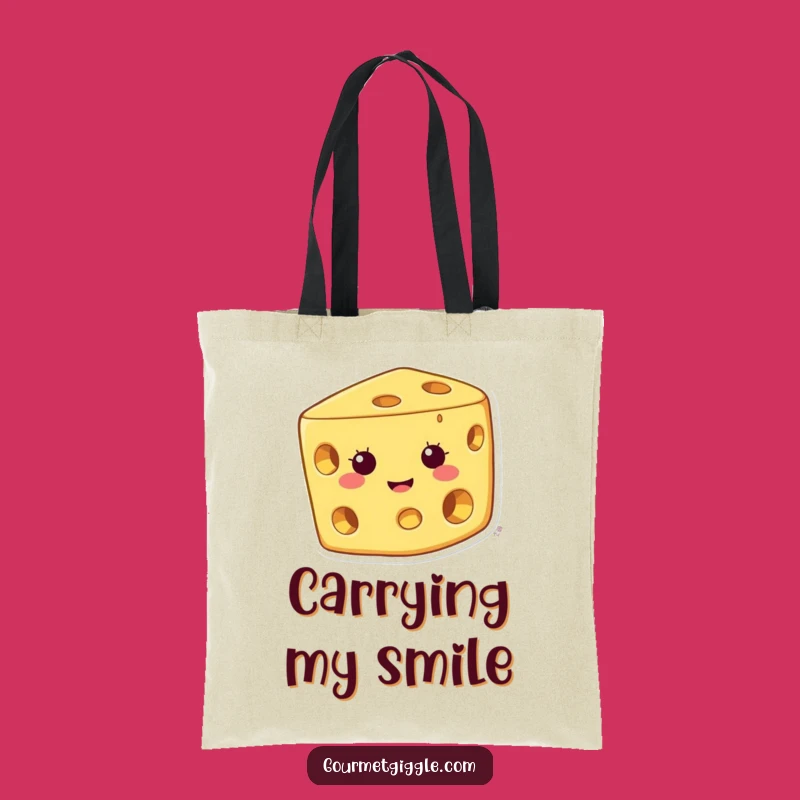 Funny Cheese Tote Bag - Carry Your Groceries and Groans with Cheer