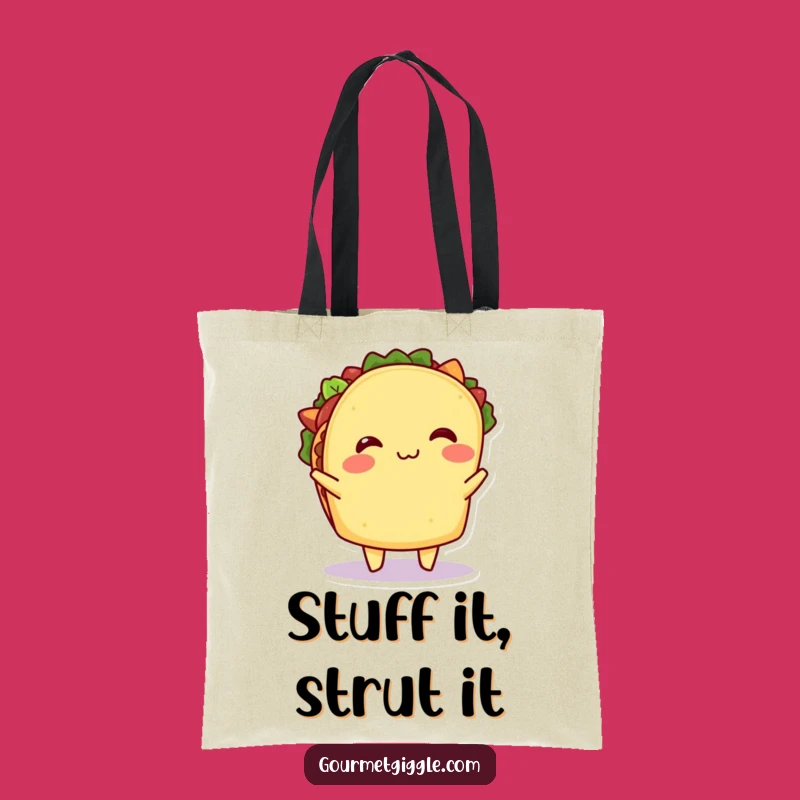 Funny Taco Shimmy Tote Bag: Carry Your Laughs and Essentials Hilariously
