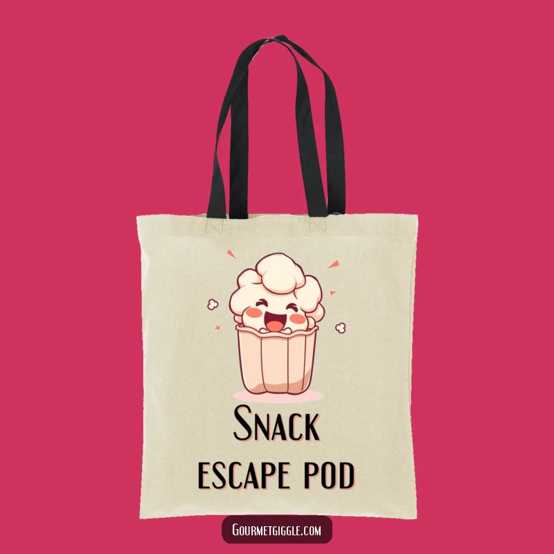 Funny Popcorn Kernel Tote Bag - Carry Your Snacks and Smiles Everywhere